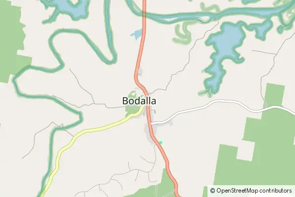 Karte Bodalla