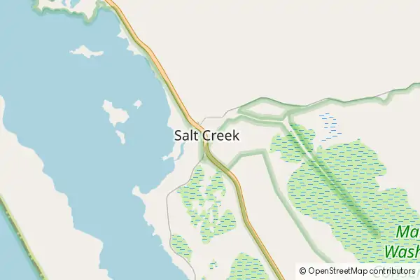 Karte Salt Creek