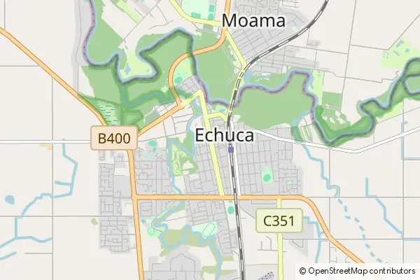 Karte Echuca