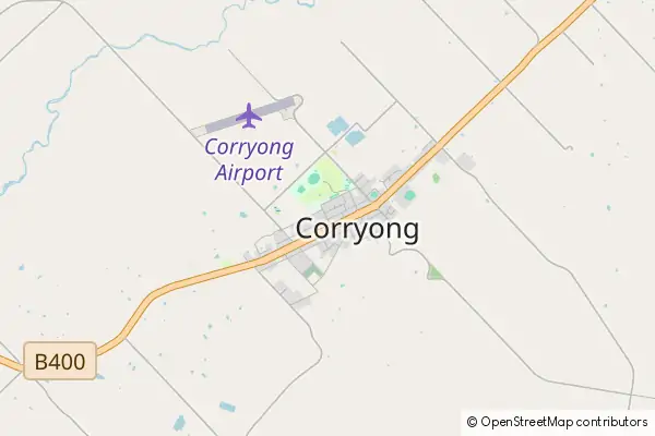 Karte Corryong