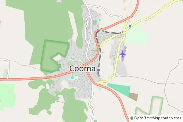 Karte Cooma