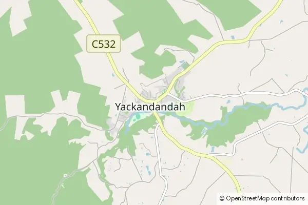 Karte Yackandandah