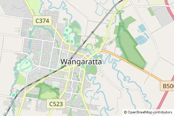 Karte Wangaratta