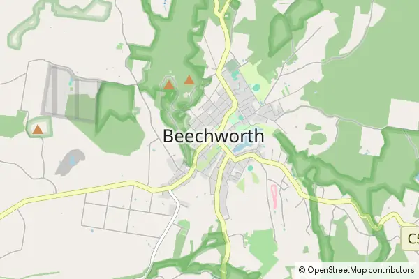 Karte Beechworth