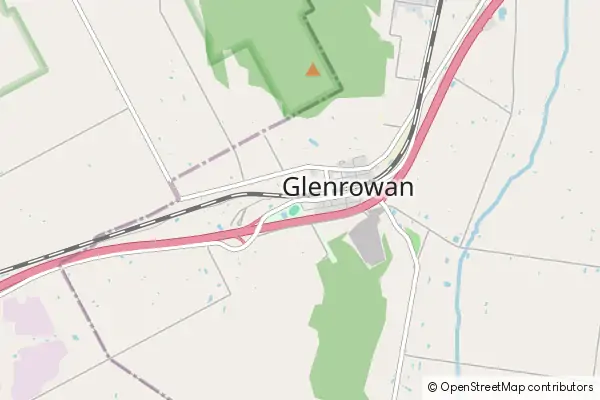 Karte Glenrowan