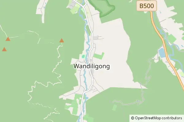 Karte Wandiligong