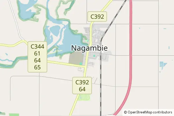 Karte Nagambie