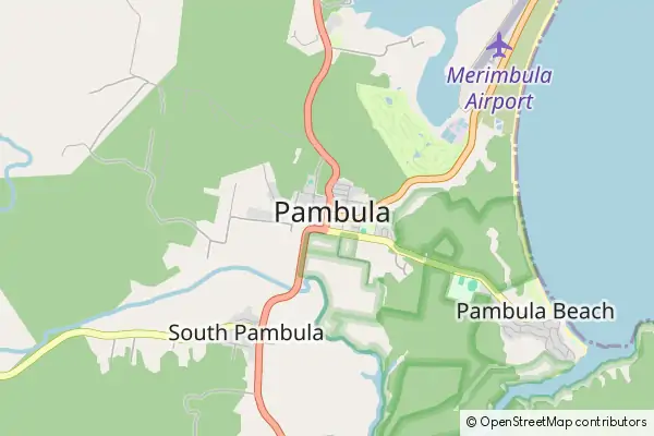 Karte Pambula