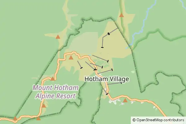 Karte Mount Hotham