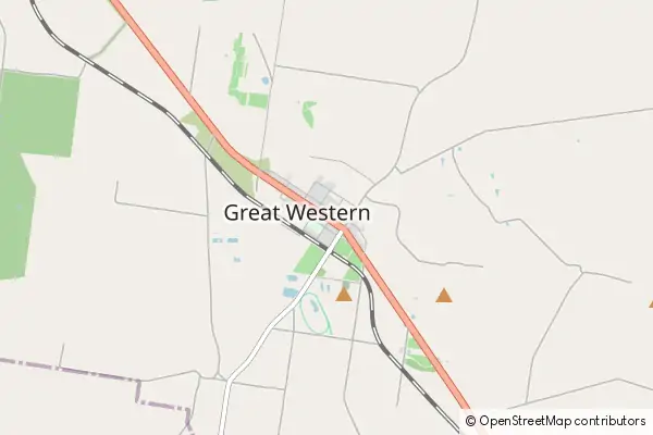 Karte Great Western