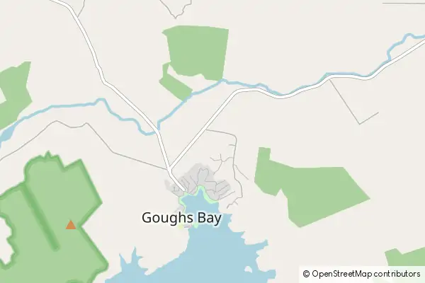 Karte Goughs Bay