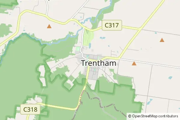 Karte Trentham