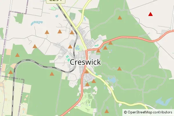 Karte Creswick