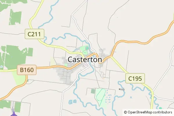 Karte Casterton