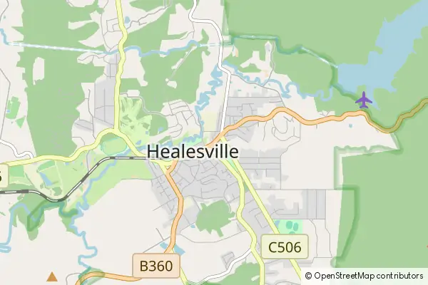 Karte Healesville