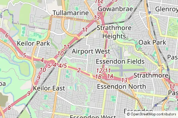 Karte: Airport West • © OpenStreetMap contributors Karte Airport West