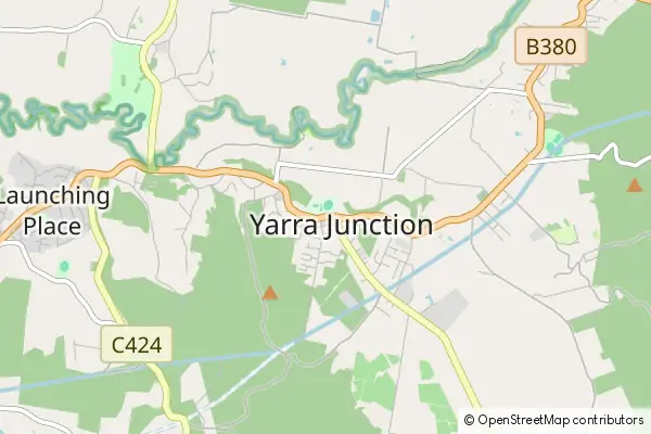 Karte Yarra Junction