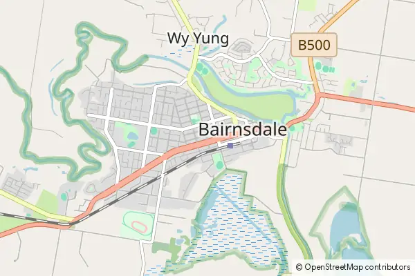 Karte Bairnsdale