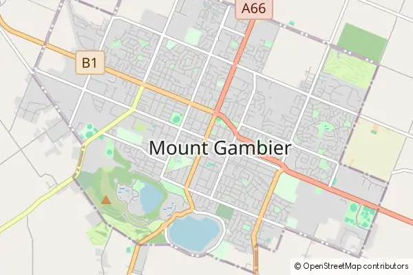 Karte Mount Gambier