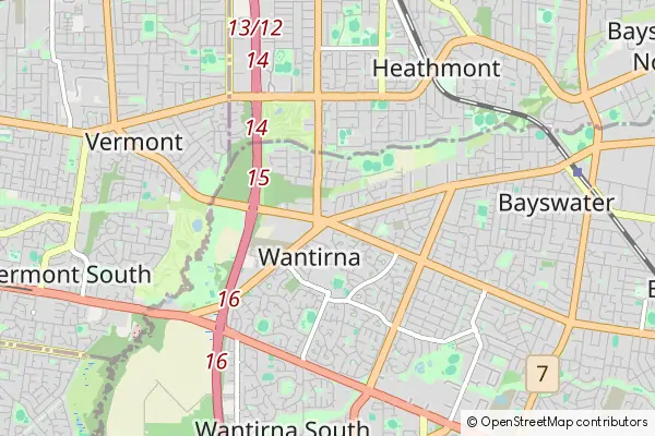 Karte Wantirna