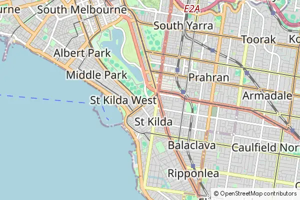 Karte St Kilda