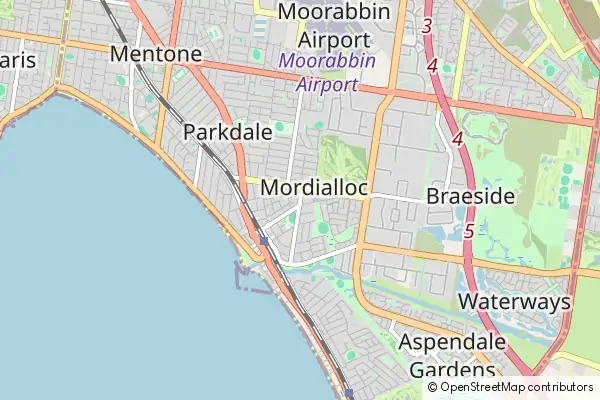 Karte Mordialloc