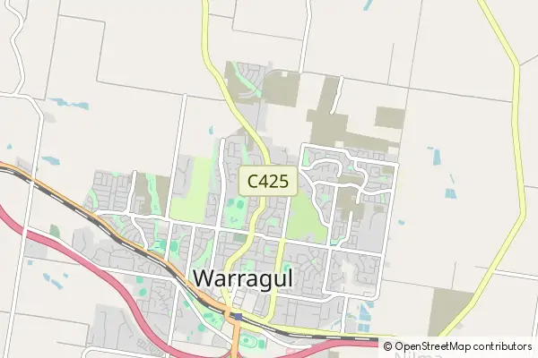 Karte Warragul