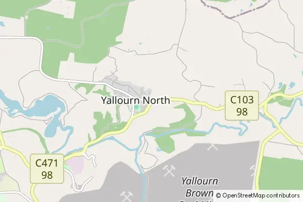 Karte Yallourn North