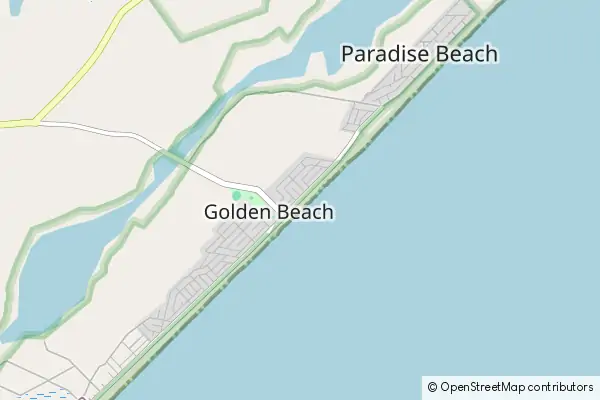 Karte Golden Beach