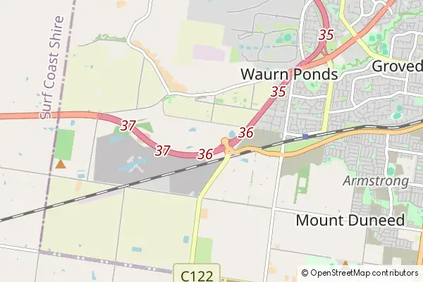 Karte Waurn Ponds