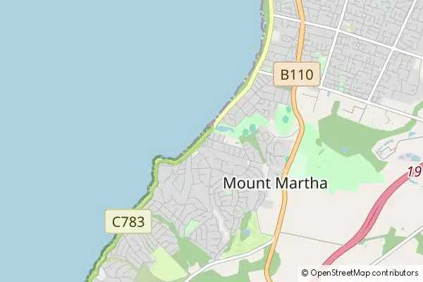 Karte Mt Martha