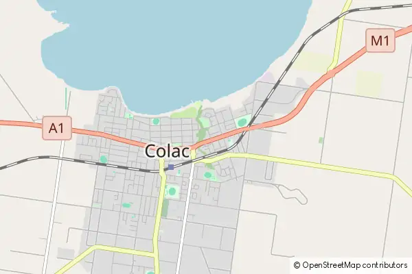 Karte Colac