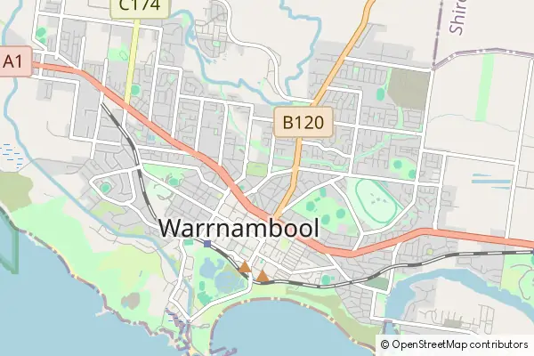 Karte Warrnambool