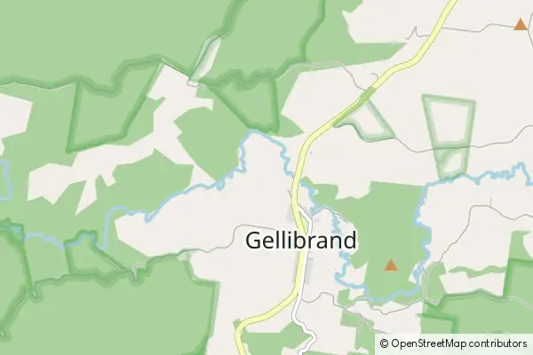 Karte Gellibrand