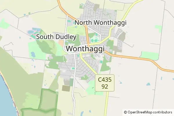 Karte Wonthaggi