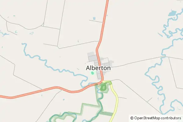 Karte Alberton