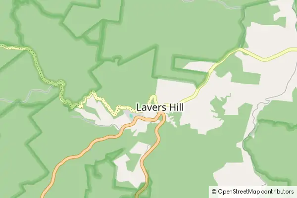 Karte Lavers Hill