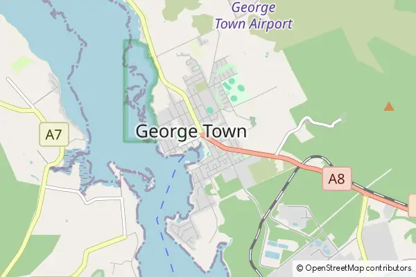 Karte George Town (State of Tasmania)