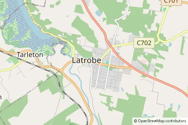 Karte Latrobe