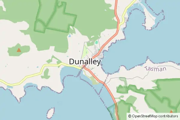 Karte Dunalley