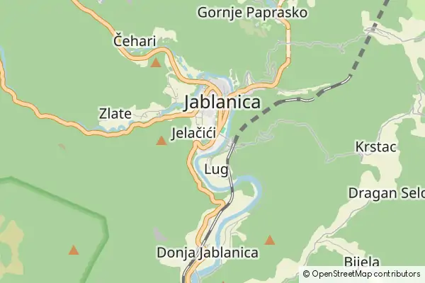 Karte Jablanica