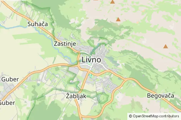 Karte Livno