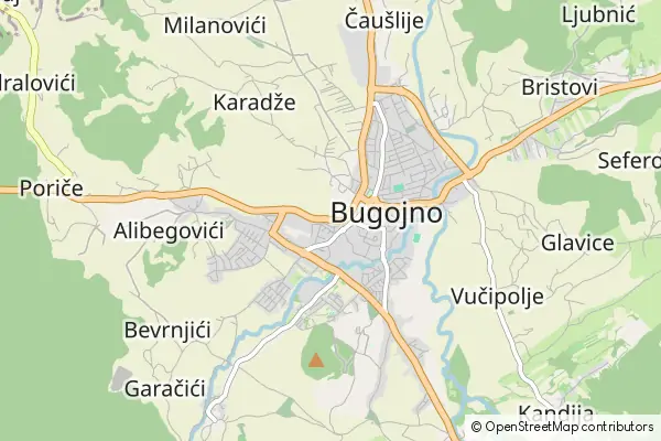 Karte Bugojno