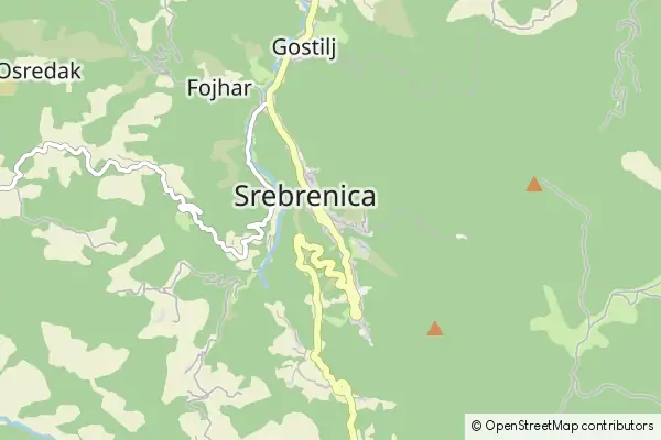 Karte Srebrenica