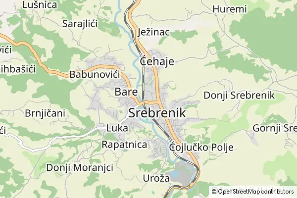 Karte Srebrenik