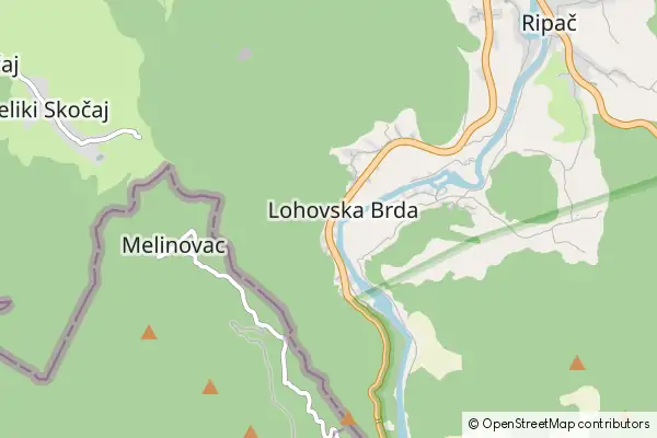 Karte Lohovo