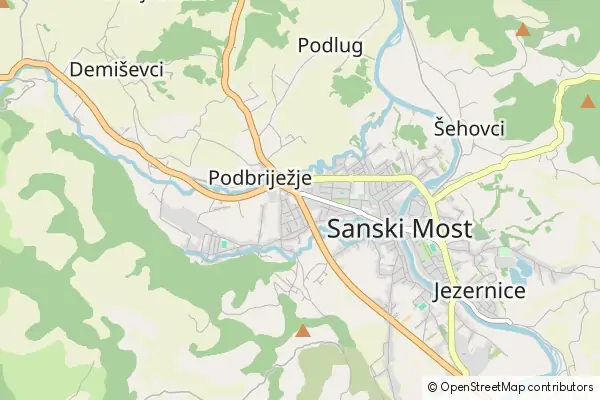 Karte: Sanski Most • © OpenStreetMap contributors Karte Sanski Most