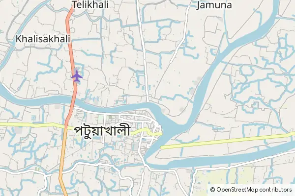 Karte Patuakhali