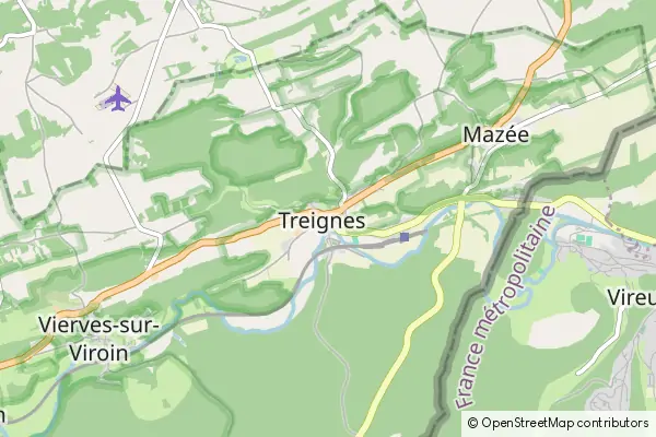 Karte Treignes