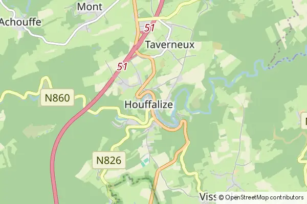 Karte Houffalize